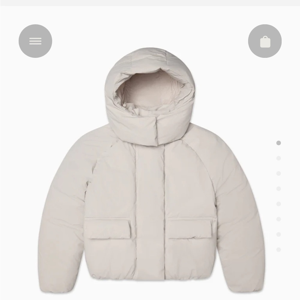 KHY Puffer Jacket Stone Sz Small NWT